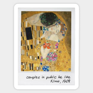 klimt - the kiss Sticker